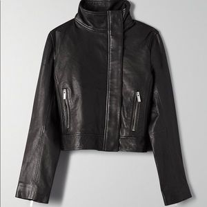 Aritzia Babaton Jagger Leather Moto Jacket